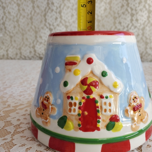 Home Interiors Gingerbread Candle Shade fits large jars, especially Contempo New - Picture 7 of 9